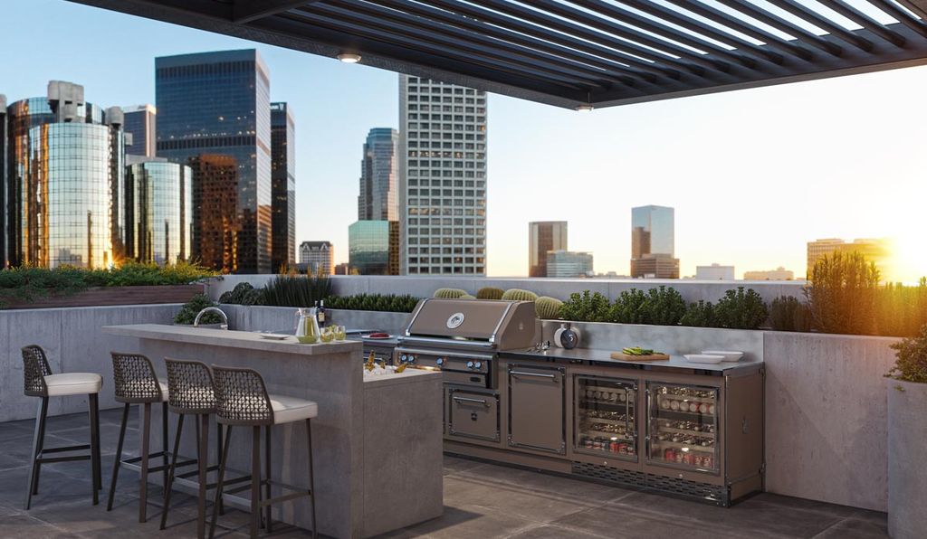 Outdoor Rooftop Kitchen