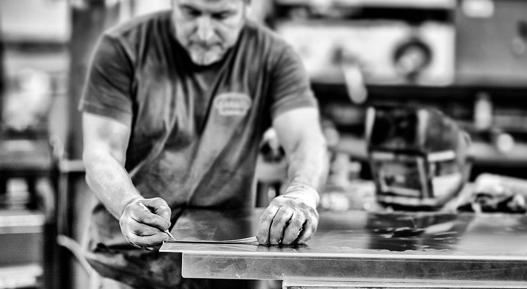 Steel work surfaces